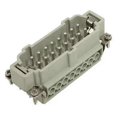 

Cable Entry 16 Pins Male to Female Industrial Connector AC 500V 16A 6KV Free shipping