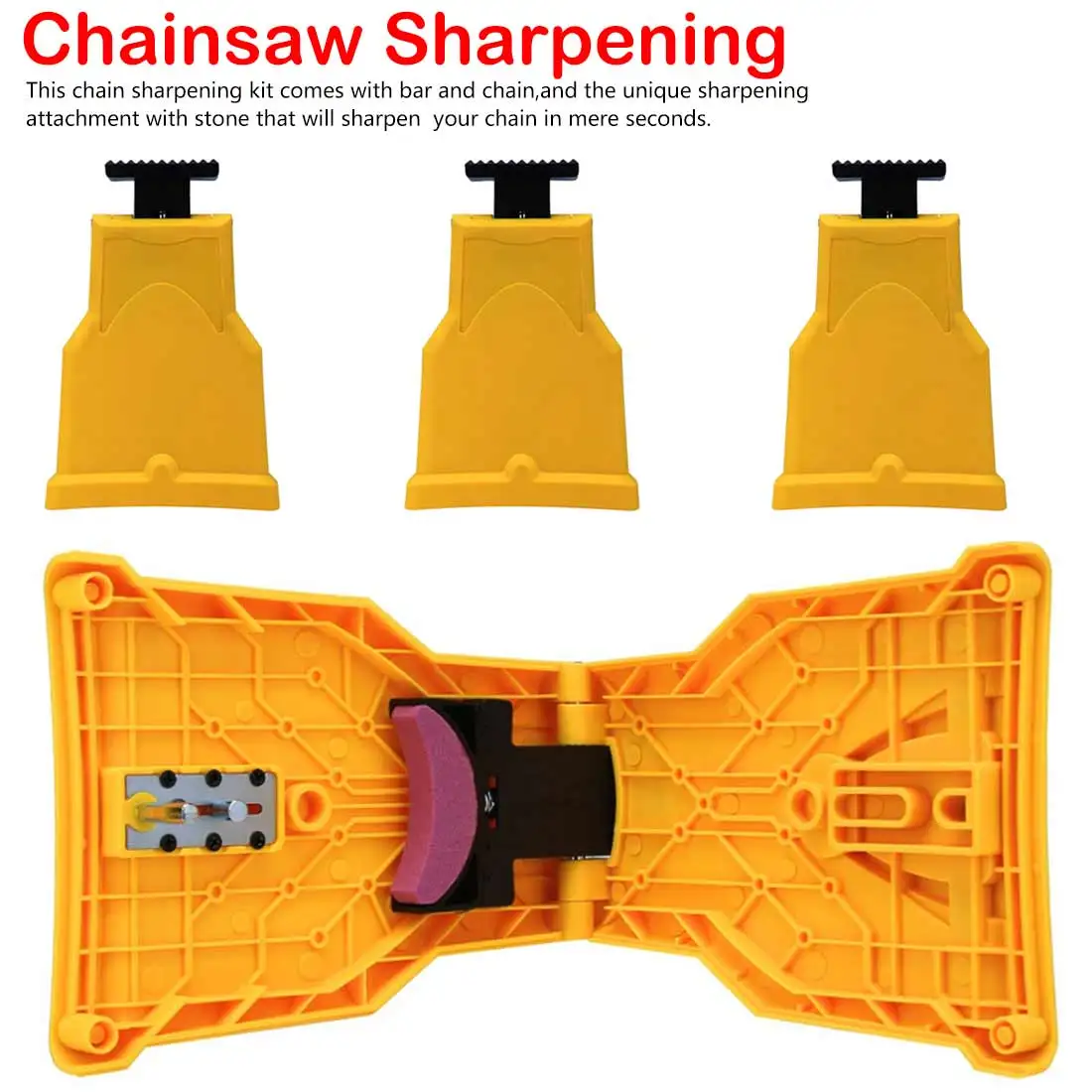 

Teeth Chainsaw Sharpener Sharpens Chainsaw Saw Chain Sharpening Tool System Abrasive Tools