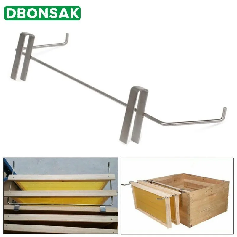 

1pcs Stainless Steel Nest Box Shelving Rack Beehive Outer Bracket Retractable Beehive Nest Spleen Rack Nest Box Special Tools