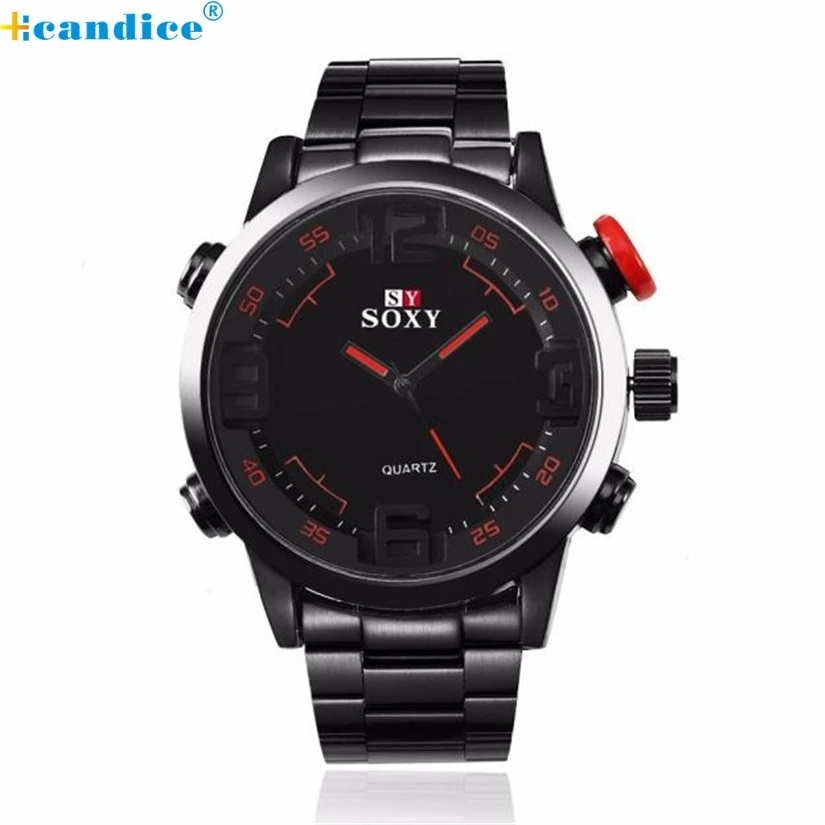 Hcandice Perfect New font b Mens b font Luxury Army Sport Wrist Watch Waterproof Analog Quartz