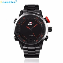 Hcandice Perfect New font b Mens b font Luxury Army Sport Wrist Watch Waterproof Analog Quartz