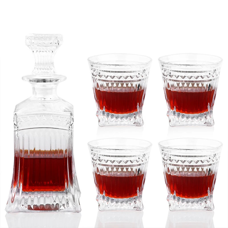 New Year Gift Whiskey Wine Bottle Jug With Lid Decanter Classical Glass Bar Cabinet Decoration Free Shipping | Дом и сад