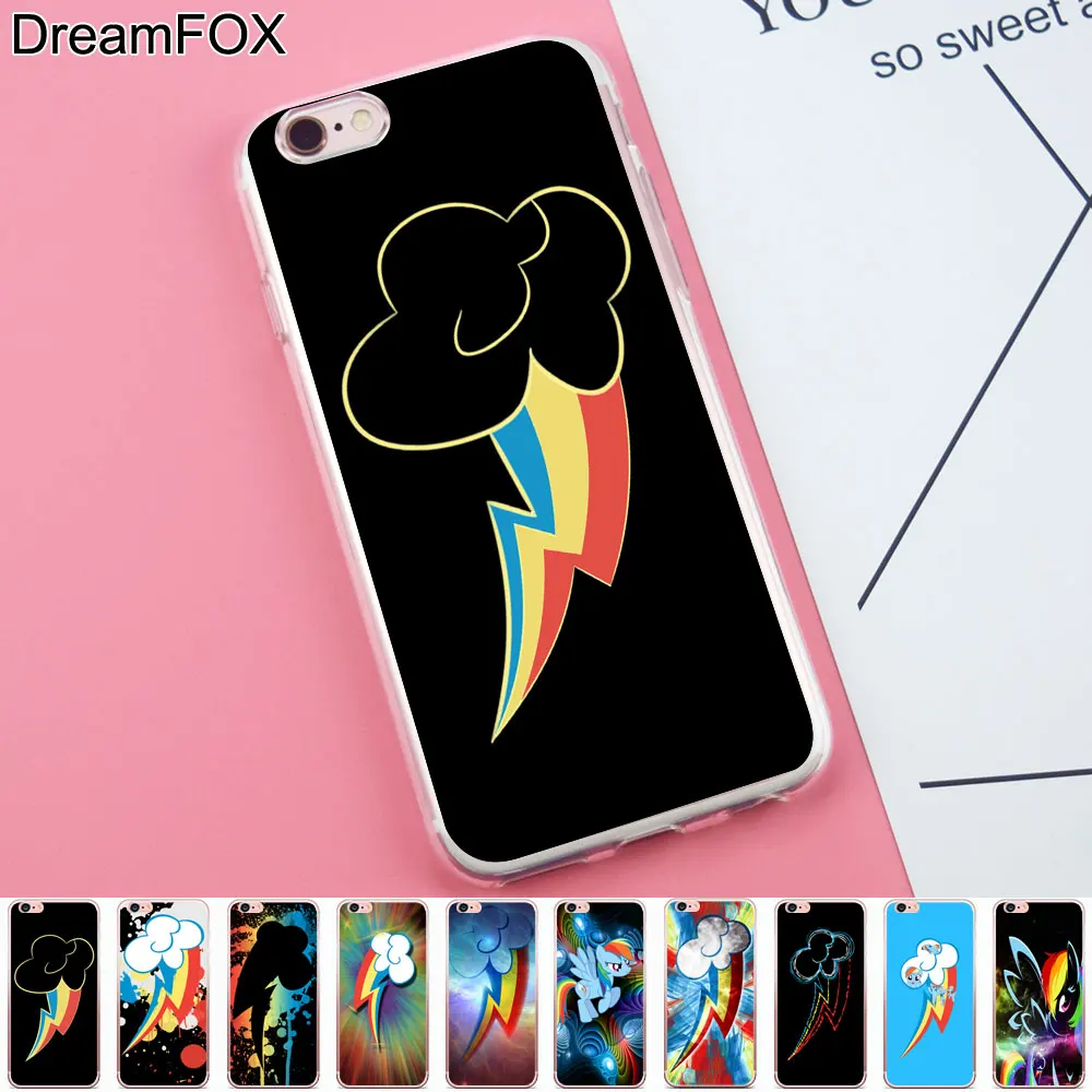 DREAMFOX K165 Rainbow dash cutie MARK Soft TPU Silicone Case Cover For Apple iPhone X XR XS Max 8 7 6 6S Plus 5 5S SE 5C 4 4S |