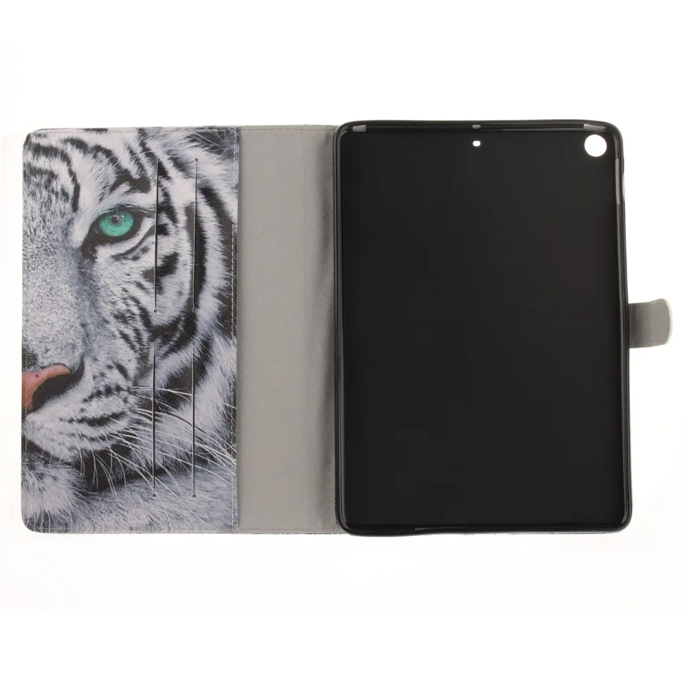 Флип кожаный coque чехол для Apple ipad чехол Тигр Обложка для Apple ipad 9,7 дюймов чехол для ipad Дело Капа
