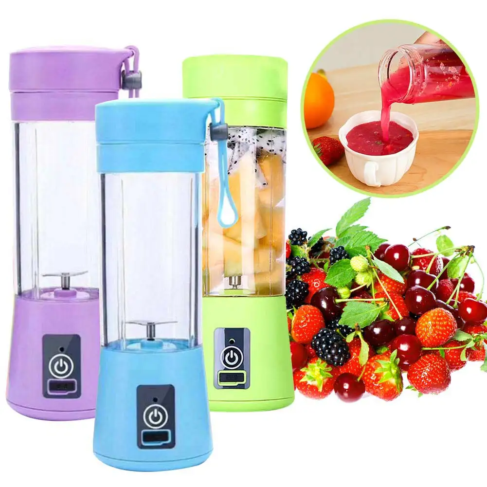 400ml USB Electric Fruit Juicer Machine Portable Blender Shake Handheld