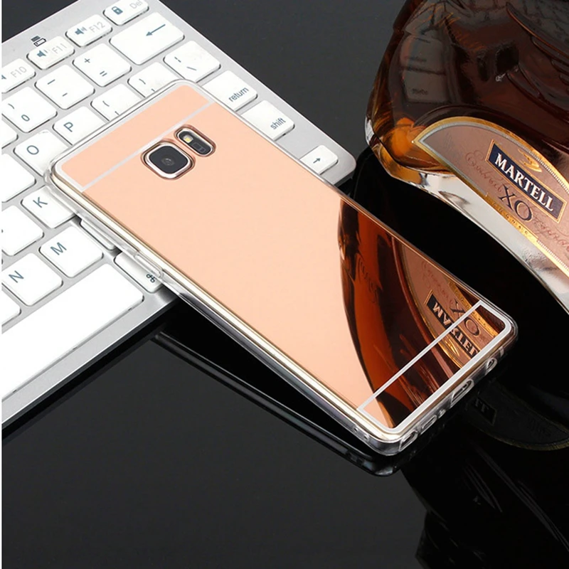 Чехол с зеркальным покрытием для Samsung Galaxy A20 A30 A50 A7 A6 A8 Plus J2 J4 J6 J8 A9 2018 мягкий