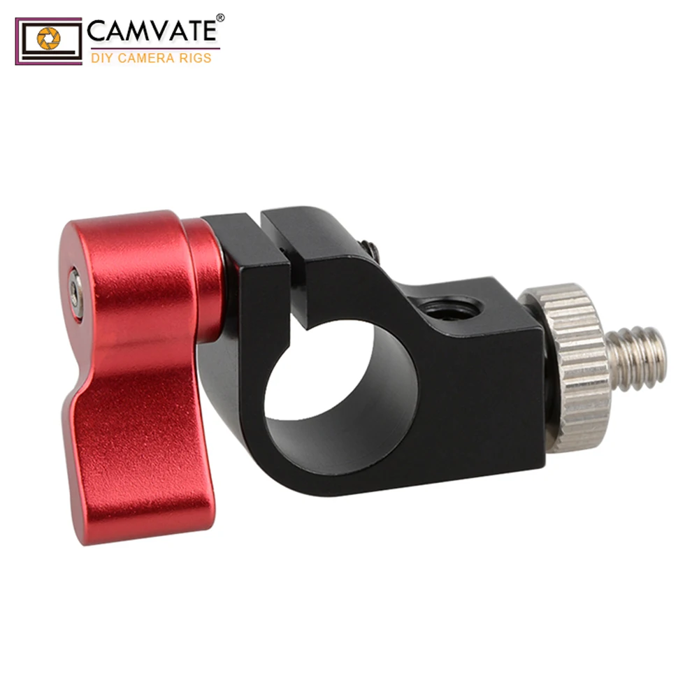 CAMVATE Single Rod Clamp для 15 миллиметровых стержней (красный 2 Pack) C1782 camera photography