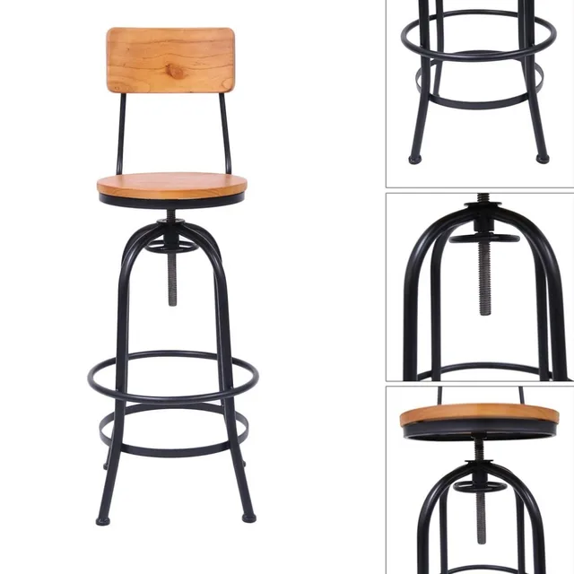 Best Offers New Industrial Bar Stool Vintage Pub Cafe Chair Rotating Round Stool Universal Metal Chair Adjustable Height Swivel Barstool Best Offers New Industrial Bar Stool Vintage Pub Cafe Chair Rotating Round Stool Universal Metal Chair Adjustable Height Swivel Barstool