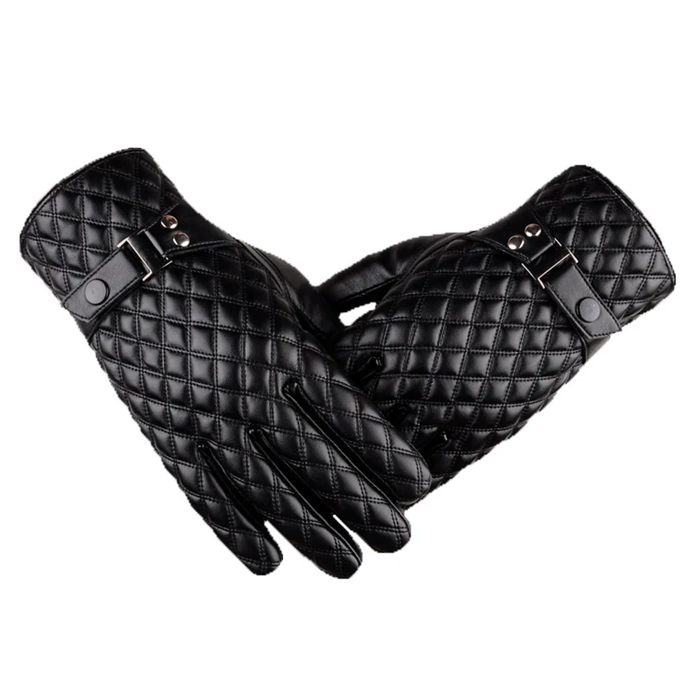 Перчатки guantes rekawiczki для мужчин ветрозащитные водонепроницаемые велосипедные кожаные перчатки мягкие Нескользящие плюс бархатные Утепленные зимние перчатки