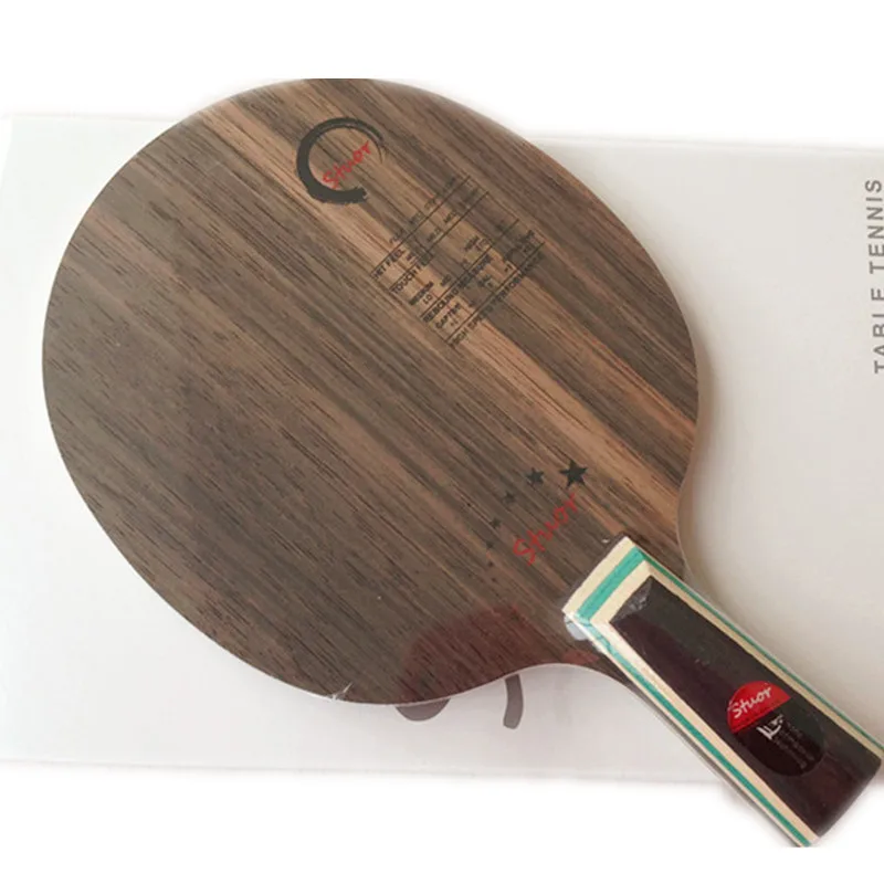 الأبنوس الكلمة سبع طبقات من الخشب الخالص تنس الطاولة مضرب تنس الطاولة مضرب