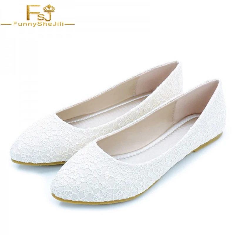 comfortable beige flats