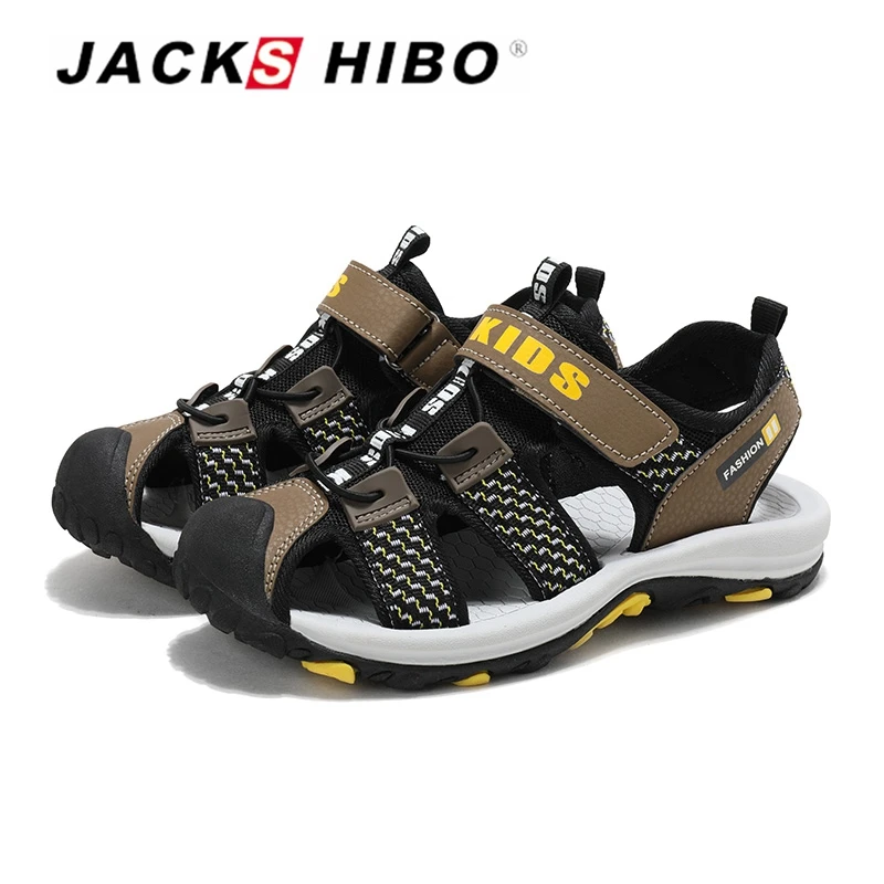 JACKSHIBO Kid Sandals Summer Kids Shoes Closed Toe Children Beach Sandals for Toddler Boys Sandals Hook&Loop Slipper for Child JACKSHIBO Kid Sandals Summer Kids Shoes Closed Toe Children Beach Sandals for Toddler Boys Sandals Hook&Loop Slipper for Child