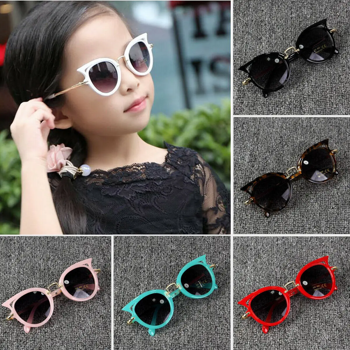 New Summer Kids Boy Girl Glasses Solid Outdoor Holiday Fashion Sunglasses Hot 6 Colors