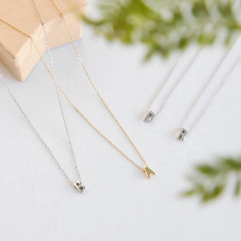 Fashion-Silver-Initial-Charms-Necklace-Pendant-Metal-Letters-For-Jewelry-Personalized-Cut-Letters-Single-M-Necklaces (3)