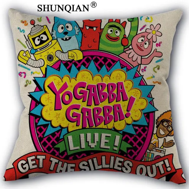 custom yo gabba gabba pillowcase custom cotton pillowcases