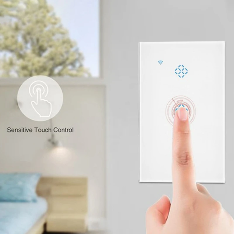

Standard Smart Wall Wifi Switch Three Mobile Phone Remote Control Intelligent Wireless Remote Control Voice Timer Switch