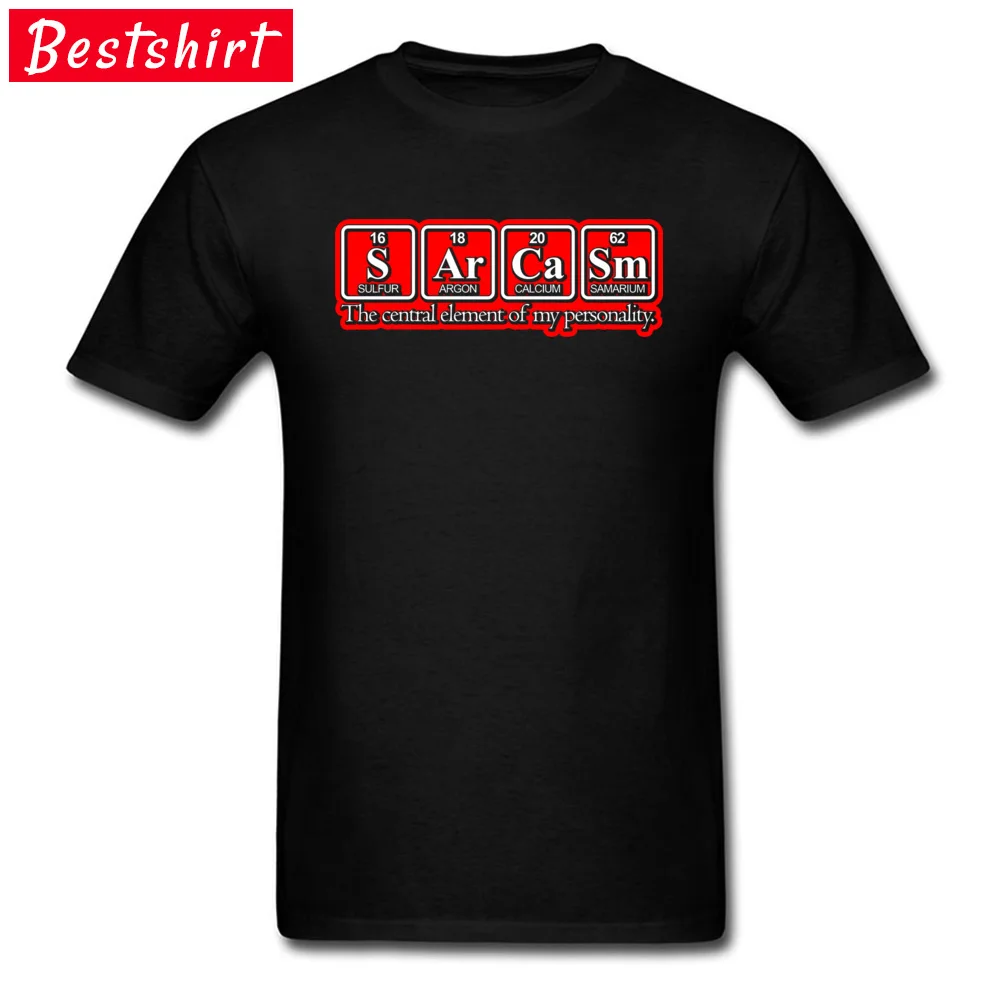 Summer Sarcasm  Limited Edition T Shirts for Men Discount VALENTINE DAY Crew Neck 100% Cotton Short Sleeve T Shirts Tee-Shirts Sarcasm   Limited Edition black