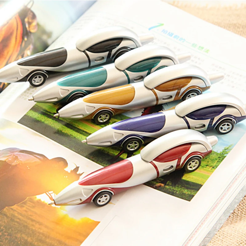 

Cool Plastic Car Modeling Ballpoint Pens Creative Ball Pen Caneta For Writing Novelty Stationery Gif Office School Supplies