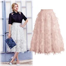 Большие размеры, повседневные женские юбки,, летние модные, с вырезами, с завышенной талией, плиссированные, женский с эластичной талией, одежда