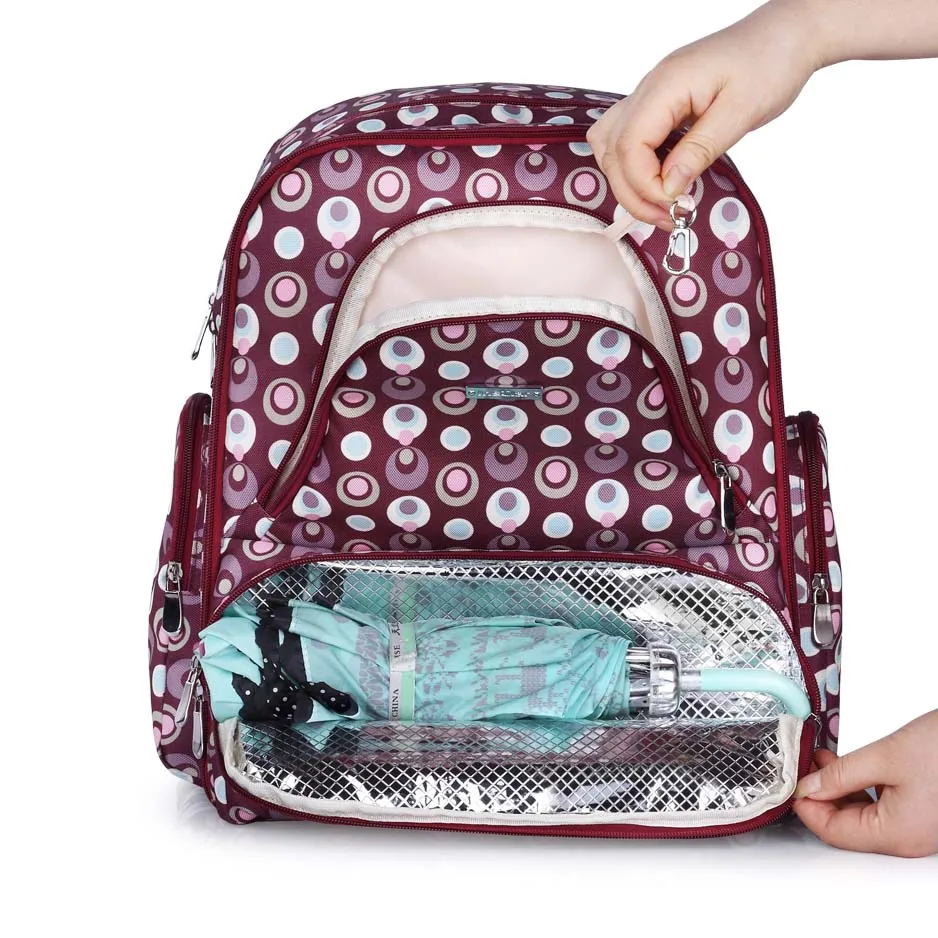 Baby Nappy Backpack Large Capacity Multifunctional Waterproof With