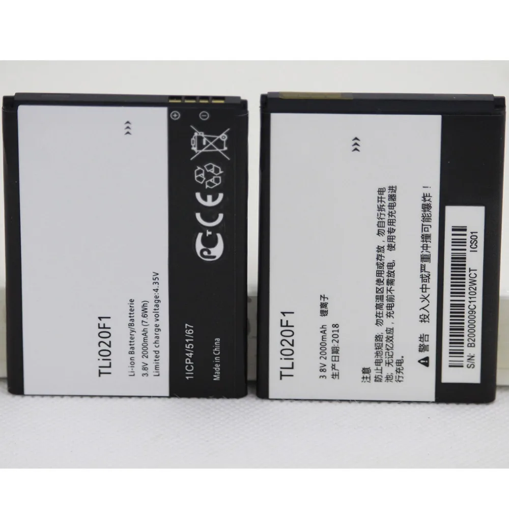 5 шт. 2000 мА/ч, Батарея TLI020F1 для Alcatel One Touch Pop 2 5042d C7 7040 OT-7040 OT-7040D 5010 5010D OT5010 OT5010D телефон Батарея