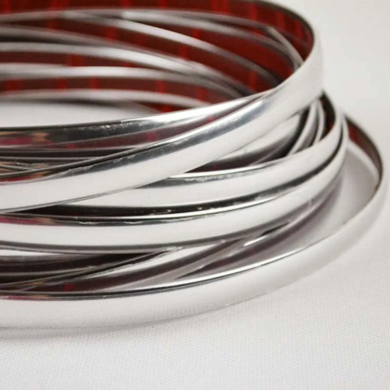 6mm Car Chrome Body Strip Bumper Auto Silver DIY Decoration Protective Moulding Styling Trim Auto Protector Sticker 13Meters