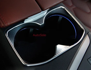 

Car-stylingabs Interior Front Seat Water Cup Holder Frame Cover 1pcs for Peugeot 3008GT 3008 GT 2016 2017