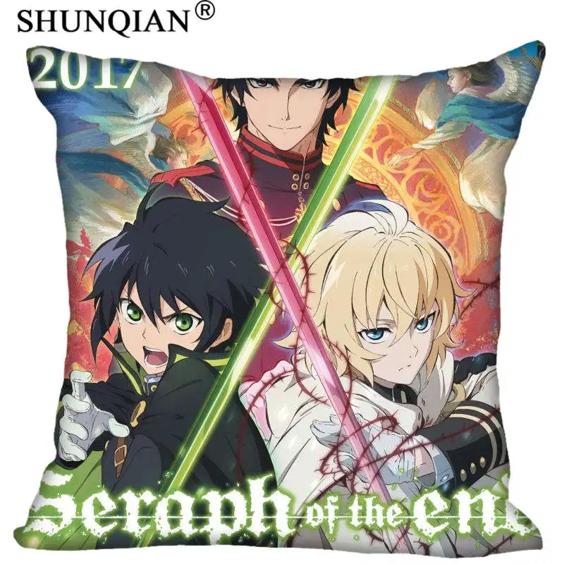 

New Arrival seraph of the end Pillowcases zipper Custom Pillow Case More Size Custom your image gift