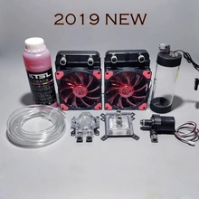 DIY PC gaming CPU Water Cooling System Kit i3 processor Computers Radiator Pump Reservoir Heat Sink
