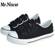 Canvas Shoes for Woman Casual Breathable Walking Shoes Unisex Fashion Leisure Sneakers Women Shoes Hook Loop Rubber Sole Flat