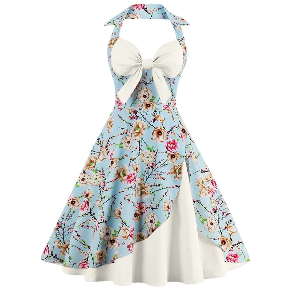 ZAFUL-New-Women-Vintage-Dress-Plus-Size-Ball-Gown-Floral-Print-Pin-Up-Summer-Dress-60s (1)_conew1