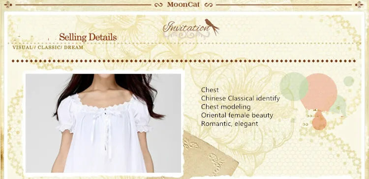 Женские ночные рубашки, королевская ночная рубашка, белая ночная рубашка, летняя тканая Хлопковая женская ночная рубашка