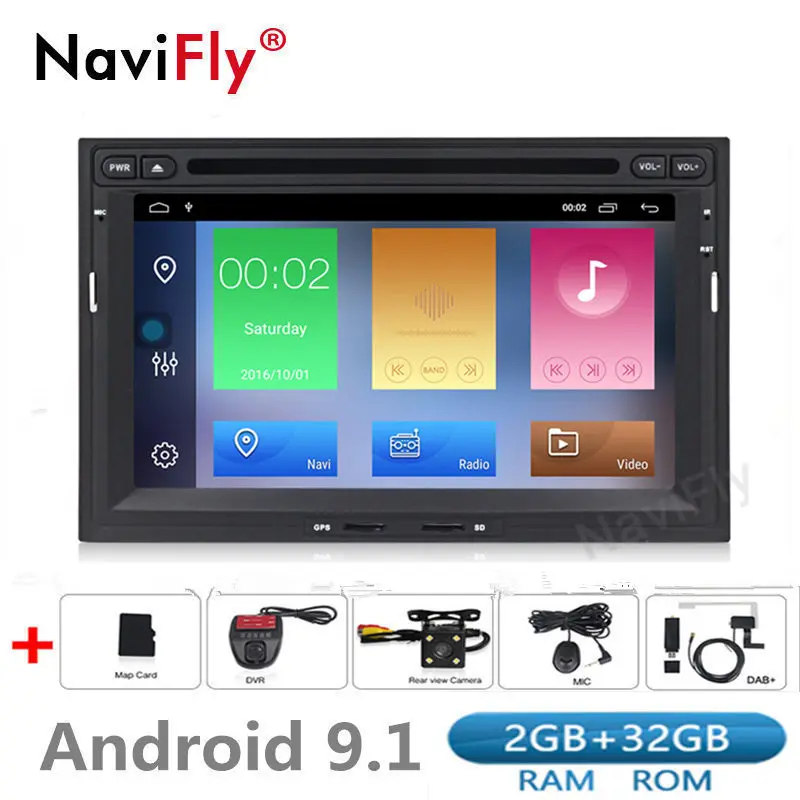 2din Android 9 1 2 + 32G Автомобильный dvd Радио Аудио мультимедийный плеер для PEUGEOT/Partner 3008
