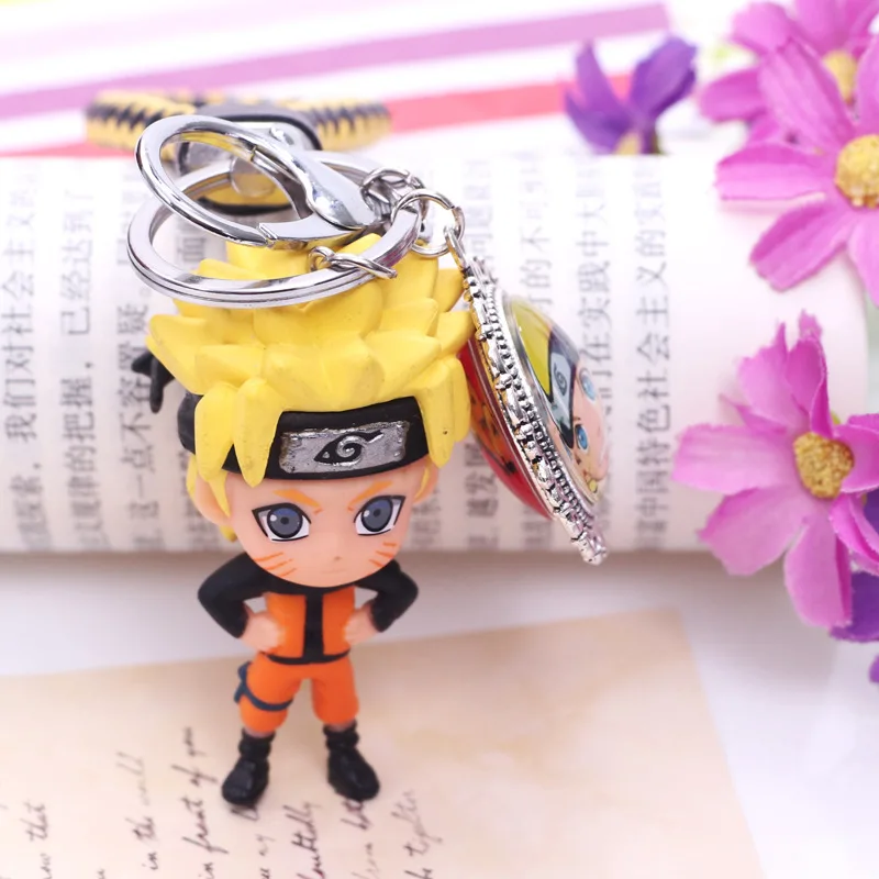 Hot New Naruto Keychain Sasuke/itachi/Kakashi Women Or Men Key Chain Pendant Anime Cartoon Key Ring Boys Or Girls Keychain