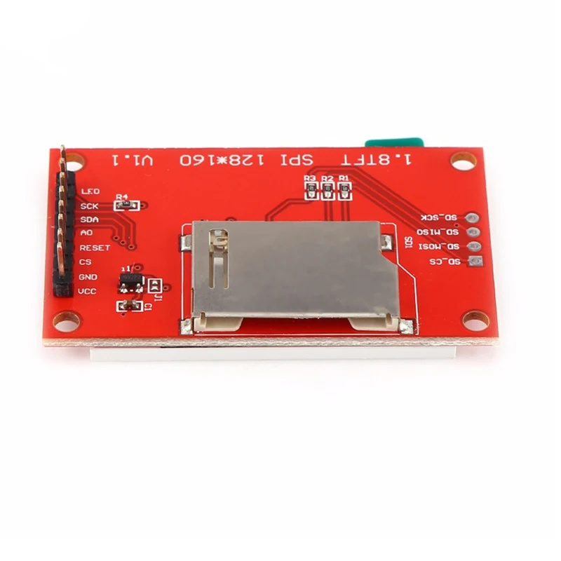 

ST7735 Display Module 1.8 inch Serial SPI TFT for LCD PCB Adapter Driven by 8051/AVR/STM32/ARM 8/16 Bit 128*160 Resolution