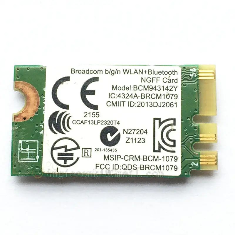 BCM943142Y 792200-001 M.2 NGFF WiFi WLAN карта+ Bluetooth 4,0 для hp Broadcom ENVY M6-P M6-P113DX 802.11bgn