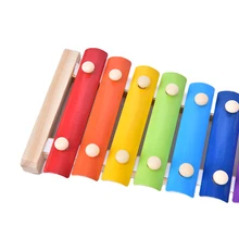 Ручной стук пианино подарок для ребенка деревянный музыкальный инструмент детское Дошкольное образование деревянный ксилофон игрушки