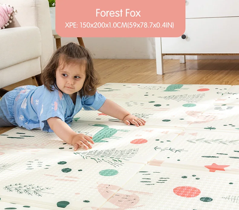 Esteira do Jogo do Bebê Infantil das Crianças do Quarto Quarto do Bebê Infantil Brilhante Xpe Enigma Mat Espessamento Tapete do Bebê Mat Bebê Engatinhando Pad Dobrável Tapete 17 baby play mat