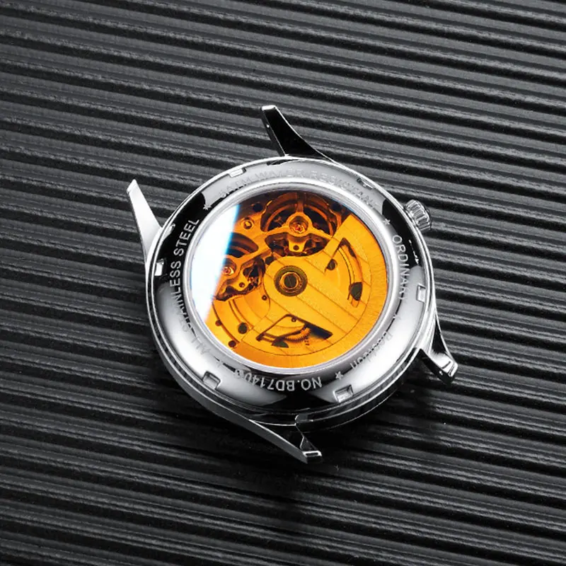 Bestdon механические часы с скелетом для мужчин, автоматические модные светящиеся водонепроницаемые часы с фазой Луны, швейцарский роскошный мужской бренд