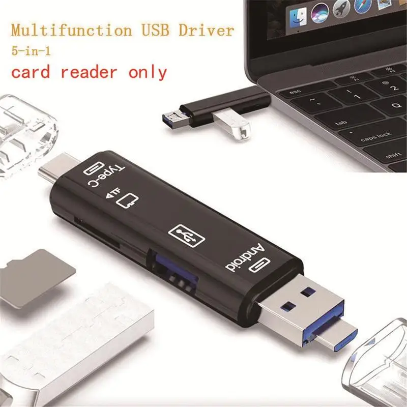 

All In 1 Usb 3.1 Card Reader SD TF Micro SD Card Reader Type C USB C Micro USB Memory OTG Card Reader High Speed