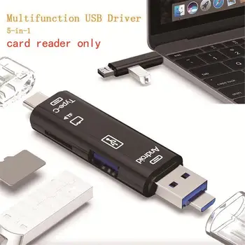

All In 1 Usb 3.1 Card Reader SD TF Micro SD Card Reader Type C USB C Micro USB Memory OTG Card Reader High Speed
