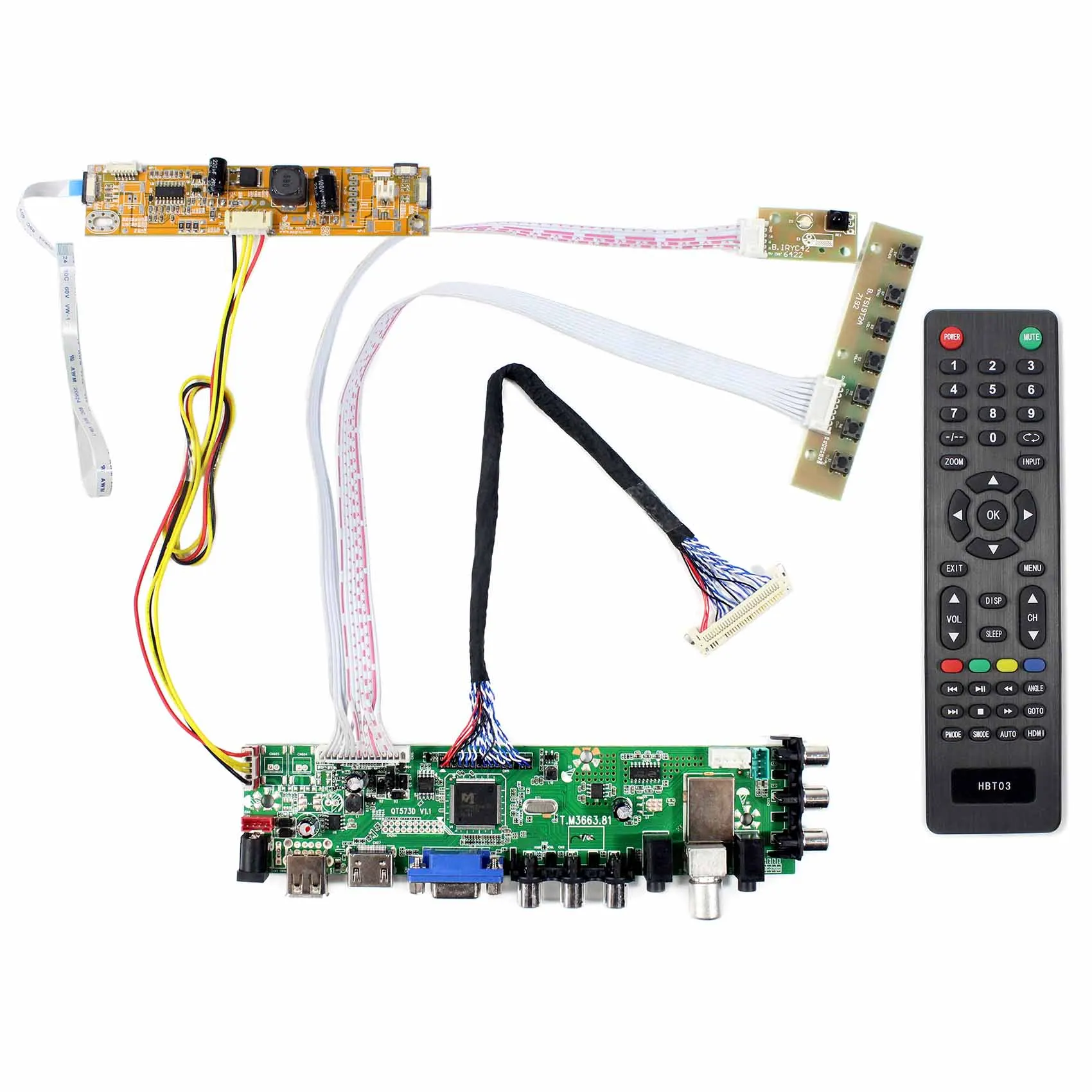 

HD-MI VGA AV USB ATV DTV LCD Controller Board Compatible Work With 22inch 1680x1050 LM220WE5-TLA1 LCD Screen