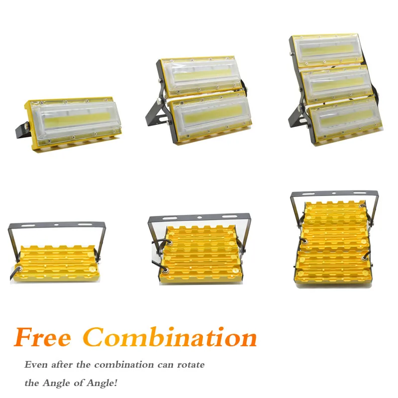 

LED Flood Light 50W 100W 150W real power Floodlight LED street Lamp IP65 AC 220V 230V waterproof outdoor Spotlight garden Lamp