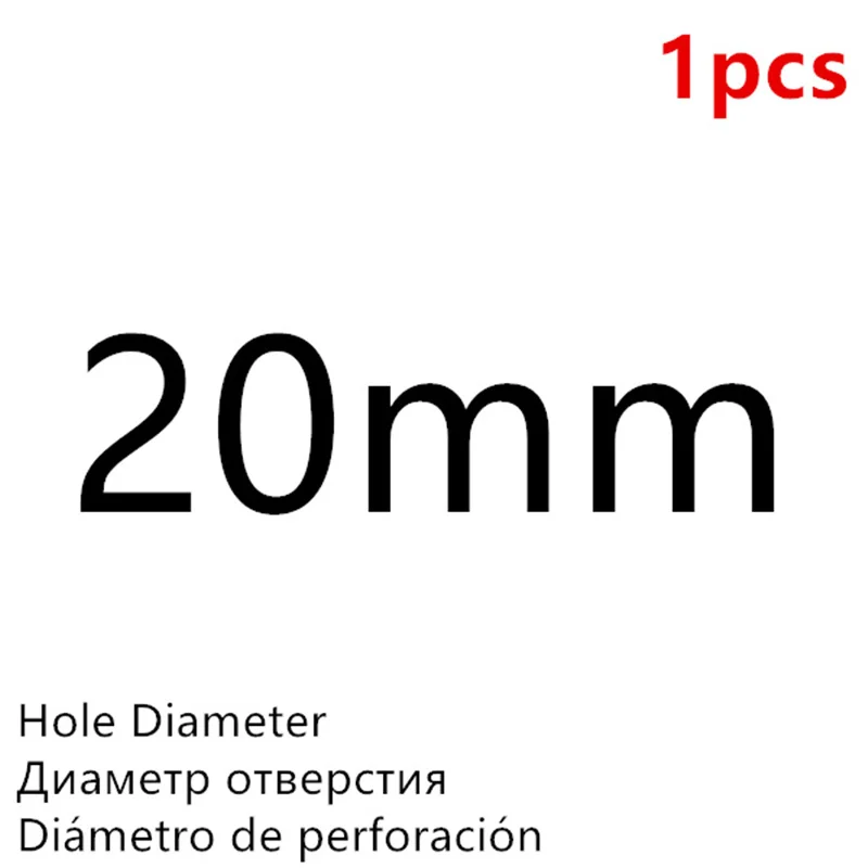 Дырокол для пробивки отверстий в коже, Круглый стальной кожаный дырокол 1 мм-30 мм для металлических прокладок, кожаных пластиковых резиновых инструментов - Цвет: 20mm - 1Pcs