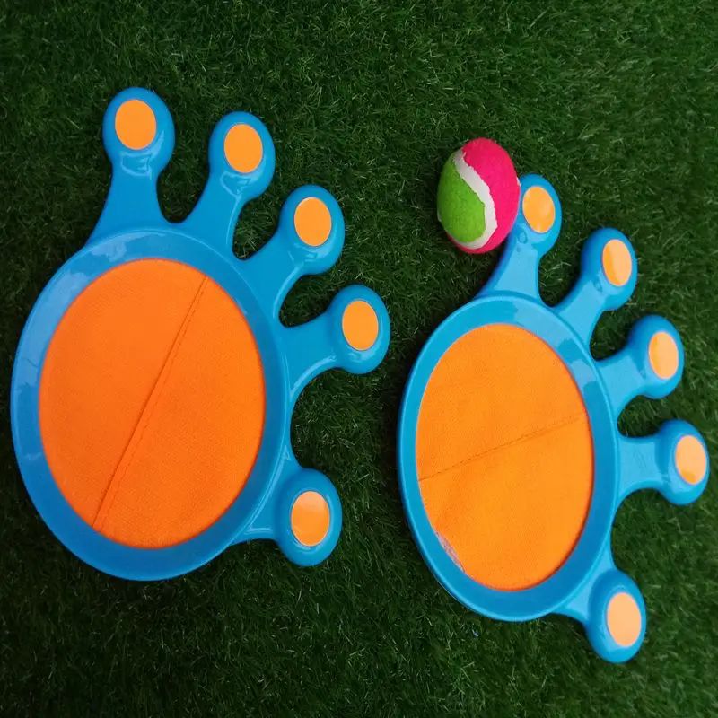 

Children Throwing Sticky Balls Sticky Racket Fastening Tape Fitness Play Games Sport Meet Equipment Children's Toy Ball