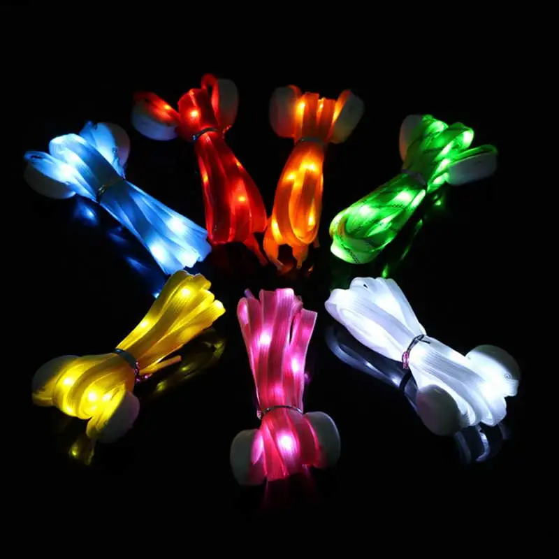 Fashionable LED Shoelaces Luminous Flashing Shoe Laces Disco Outdoor