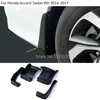 

car cover styling fender soft mudguard protect flap splash mud guard frame 4pcs For Honda Accord Sedan 9th 2014 2015 2016 2017