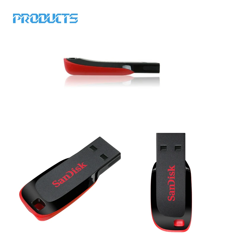 SanDisk CZ50 USB флеш-накопитель 8 ГБ 16 ГБ 32 ГБ 64 ГБ USB 2,0 карта памяти USB флеш-накопитель Поддержка официальной проверки