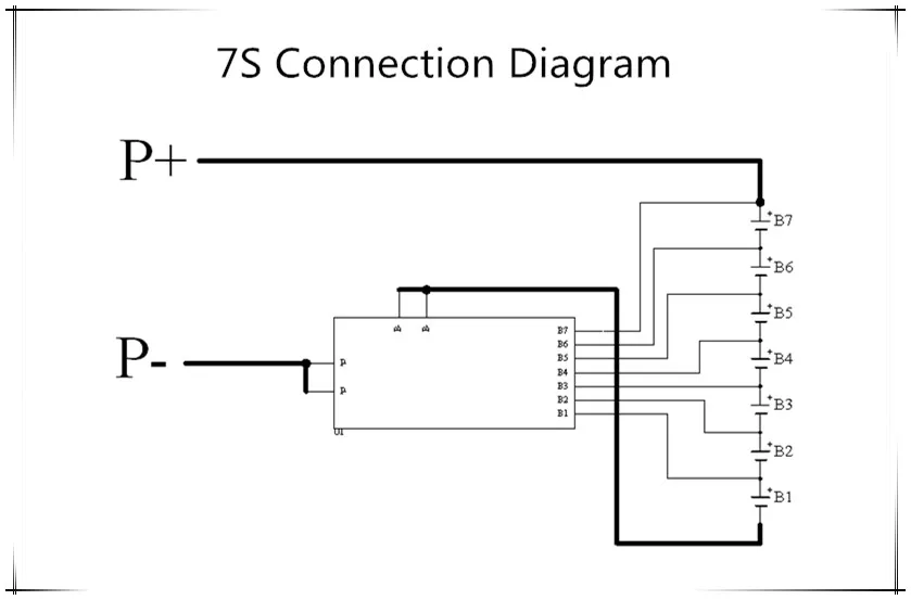 BMS плата с NTC 6S 30A/7S 30A/6S 50A/7S 50A для 3,7 в Ternary литиевая батарея Защитная плата/BMS 7 S/BMS 6S плата