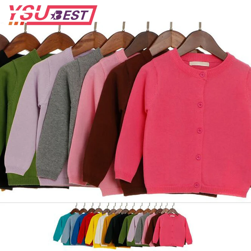 price cut 2019 Autumn Girls Cardigan Sweater Top Baby Children Clothing New Boys Girls Knitted Cardigan Sweat